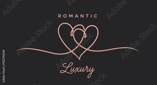 Black and white hearts arranged in a circle symbolizing love and affection