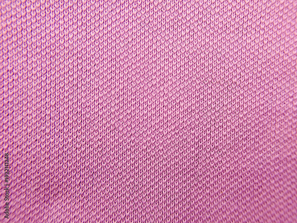 Fototapeta premium Purple Knitted Wool Fabric Texture Close Up