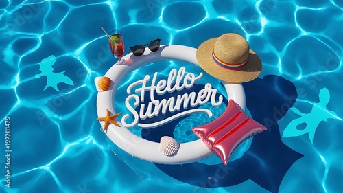 Hello Summer Pool Party Fun