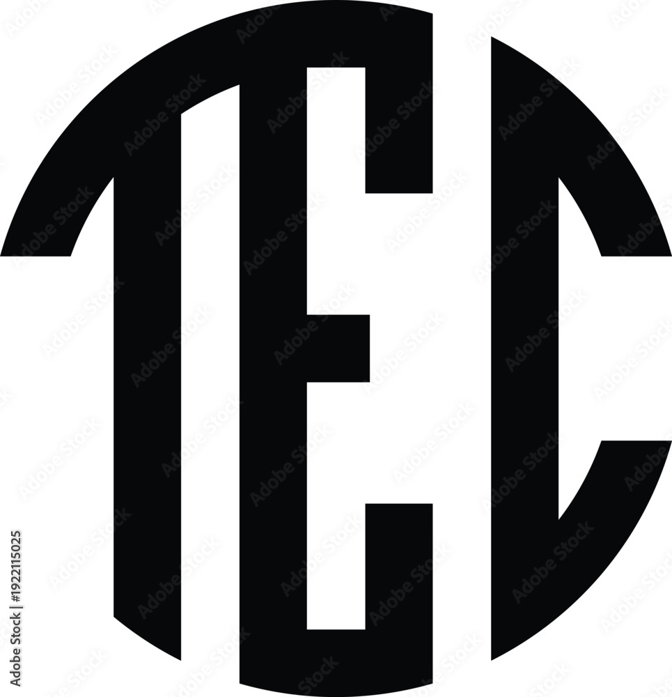Obraz premium TEC Graphics vector Logo