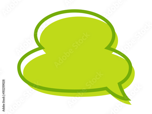 speech bubbles collection, vector frame sticker, flat message box, blank chat box element, frame border, banner