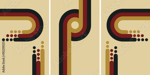 abstract background with rainbow, background with numbers, retro vintage design illustration image