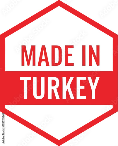 Made in Turkey Badge for Authentic Product Branding and Marketing