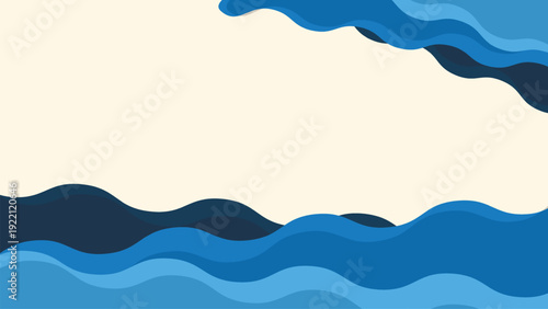 Colorful wave shapes abstract background curve wavy for business luxury design EPS 10