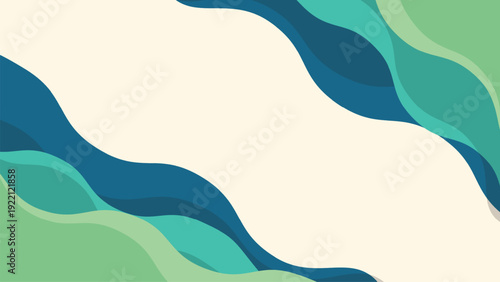 Colorful wave shapes abstract background curve wavy for business luxury design EPS 10