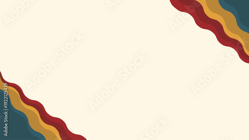 Colorful wave shapes abstract background curve wavy for business luxury design EPS 10