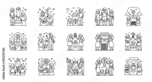 Collection of Ancient Egyptian Hieroglyphs and Symbols.