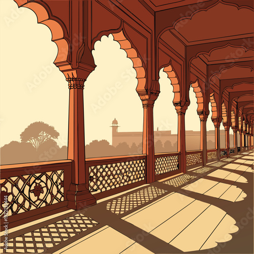 courtyard of a mosque