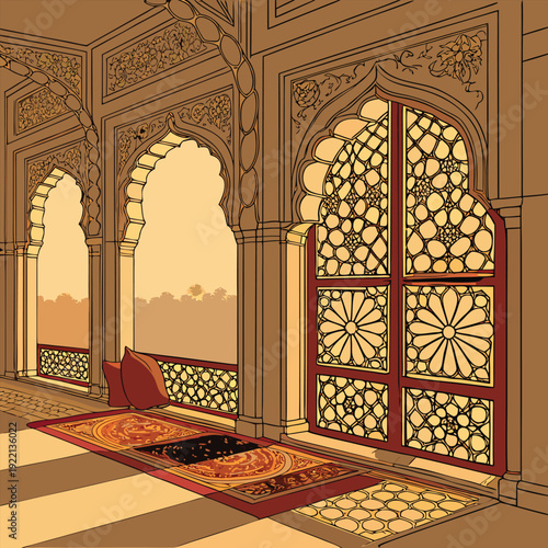 entrance to the mosque