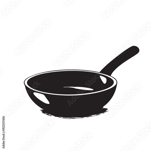 frying pan isolated on white