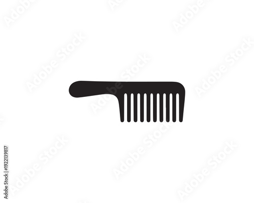 Accesory beauty salon comb icon silhouette vector design art illustration.