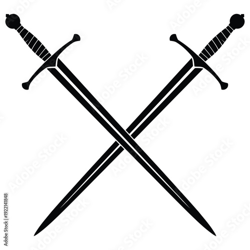 two crossed swords