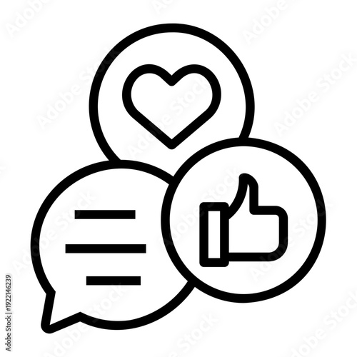 testimonial Line Icon