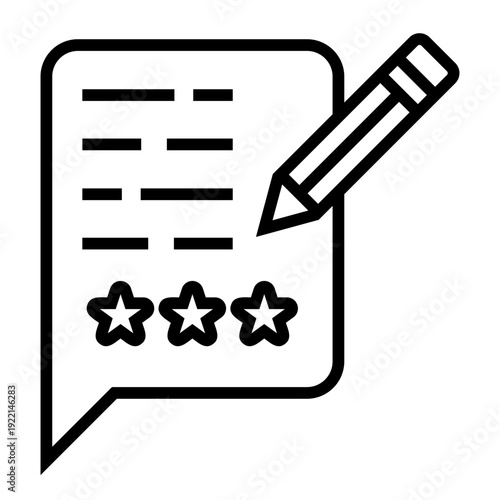 testimonial Line Icon