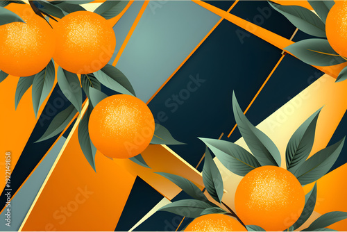 Vibrant watercolor citrus slices featuring oranges limes and lemons creating a refreshing pattern