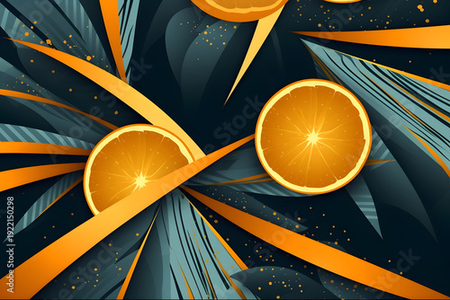 Vibrant watercolor citrus slices featuring oranges limes and lemons creating a refreshing pattern