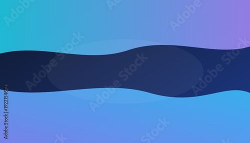 Futuristic Abstract Technology Wave Background with Blue Gradient