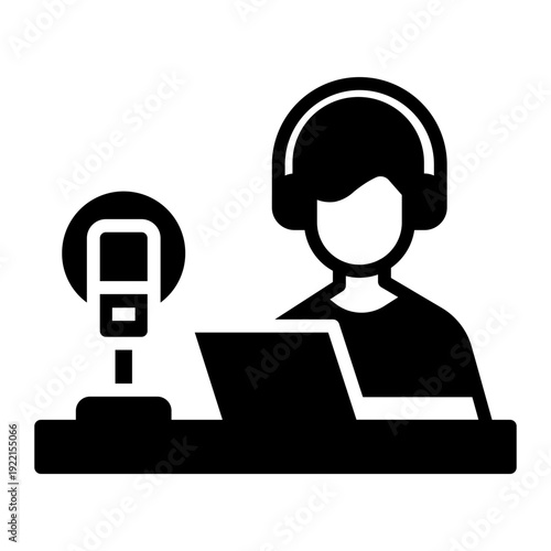 broadcast Solid icon