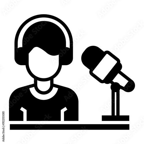 broadcast Solid icon