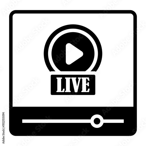 broadcast Solid icon