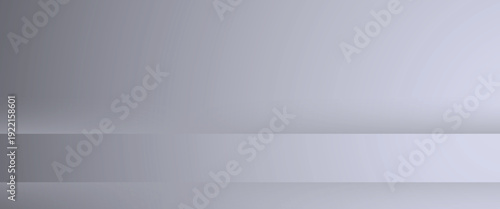 Empty grey studio background. Limbo dark bg. Product studio room. Limbo dark background. Abstract 3d backdrop for presentation. Minimal wall scene. Showcase, promotion display. Vector illustration