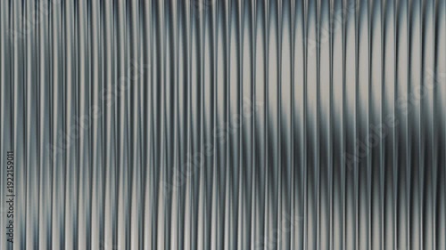 Abstract 3d render, background animation with ribbed dynamic glass gradient animation effect, 4k seamless looped video