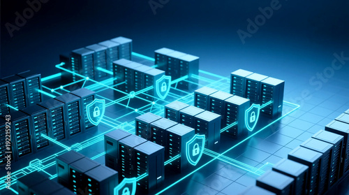 Data Center Security Mesh on Hybrid Infrastructure Architecture with Integrated Protection Layers for Control of Servers and Resilience of Enterprise Operations