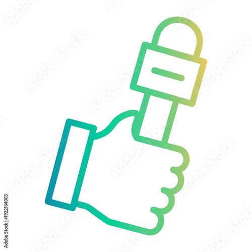 broadcast Line Gradient Icon