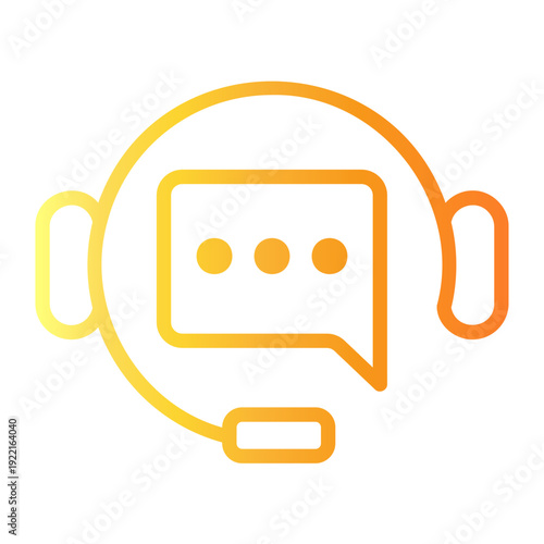 broadcast Line Gradient Icon