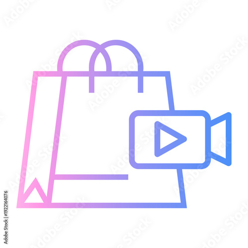 broadcast Line Gradient Icon