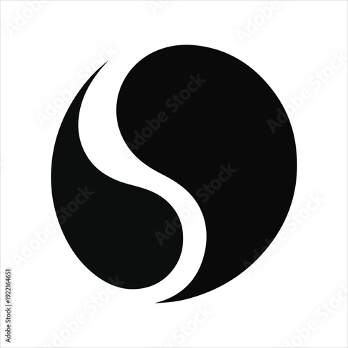 yin yang symbol made of stones