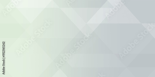Abstract light gray and white geometric background with overlapping triangles eps10