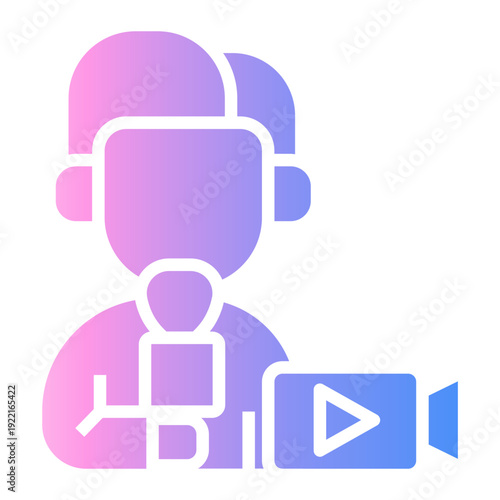 broadcast Gradient icon