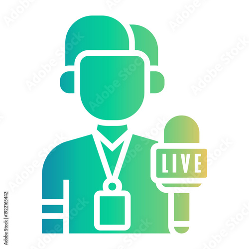 broadcast Gradient icon