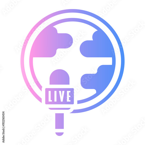 broadcast Gradient icon