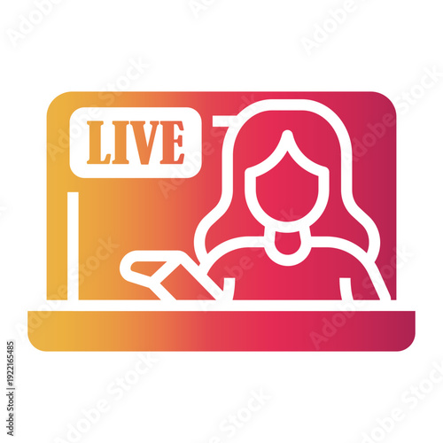 broadcast Gradient icon