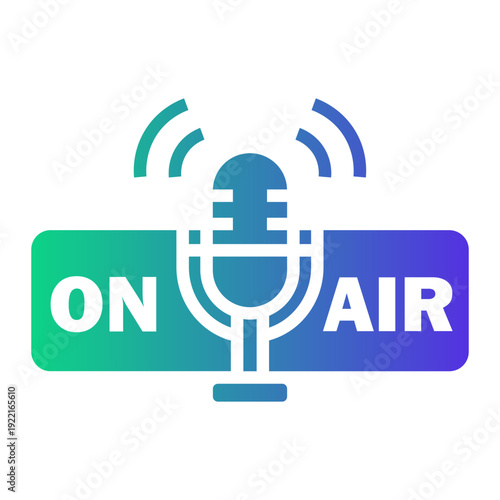 broadcast Gradient icon