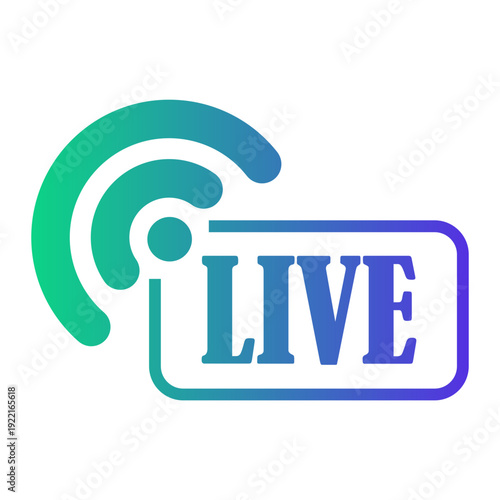 broadcast Gradient icon