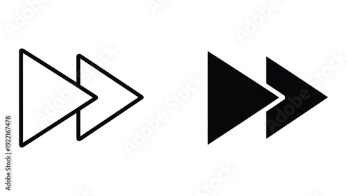 Free Download Black and white arrow icons - GFXLoad