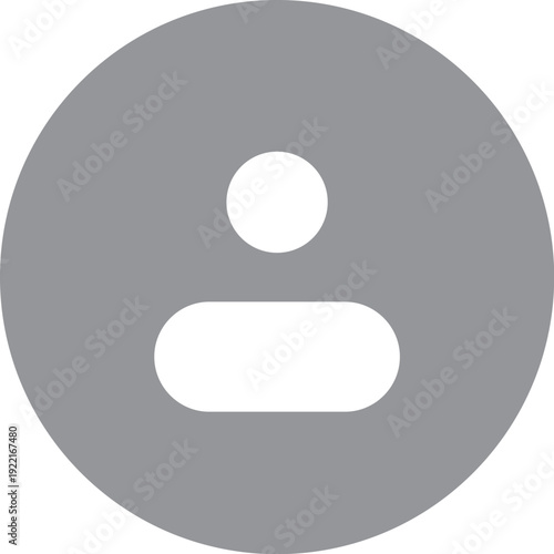 A simple yin yang symbol showing harmony and balance in a peaceful zen style illustration