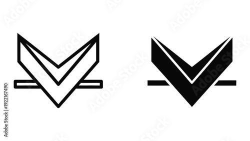 Military rank insignia symbols