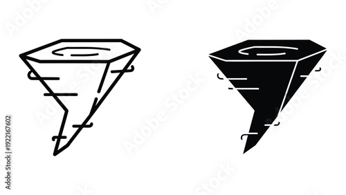 Diamond shapes illustration