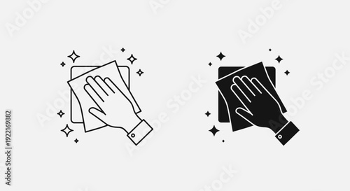 Party Popper Confetti Icons – Celebration Event Explosion Outline and Solid Symbol