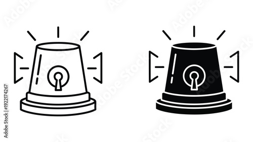 Alarm or Siren Illustration