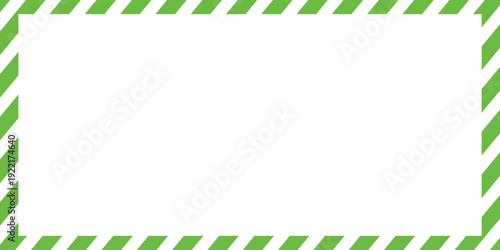 Candy cane frames on white background. Christmas and New Year candy frame. Holiday  border. flat style. Vector Illustration .EPS 10 .