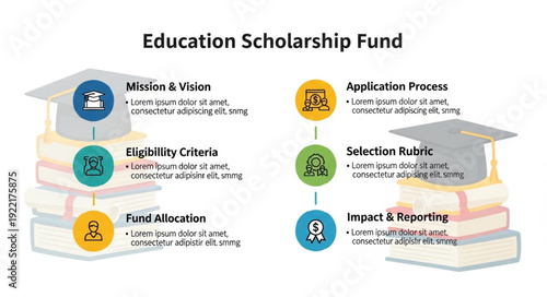Education Scholarship Fund Information Flowchart.