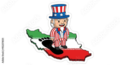 USA Foot In Iran Surface 