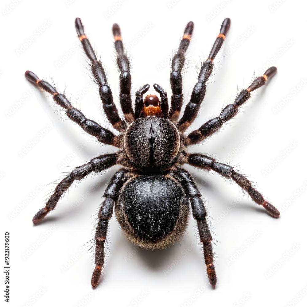 Obraz premium spider isolated on white background