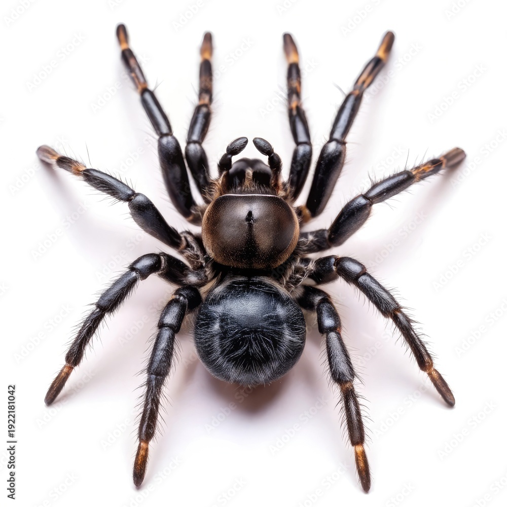 Obraz premium wolf spider isolated on white