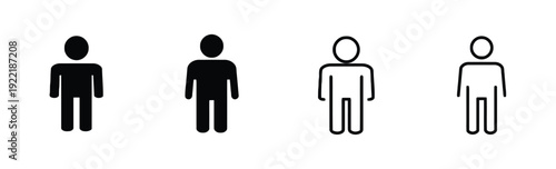 Human figure icons representing people and individuals